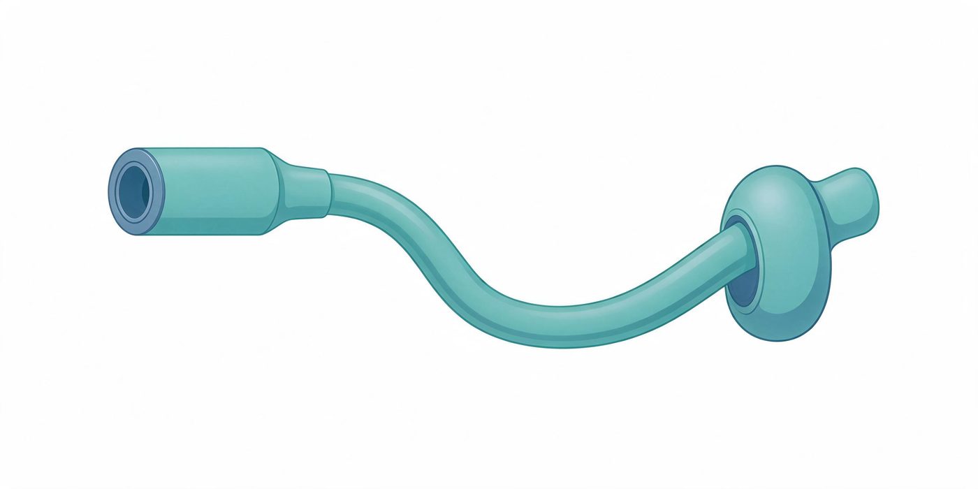 Endotracheal tube illustration (illustrative)
